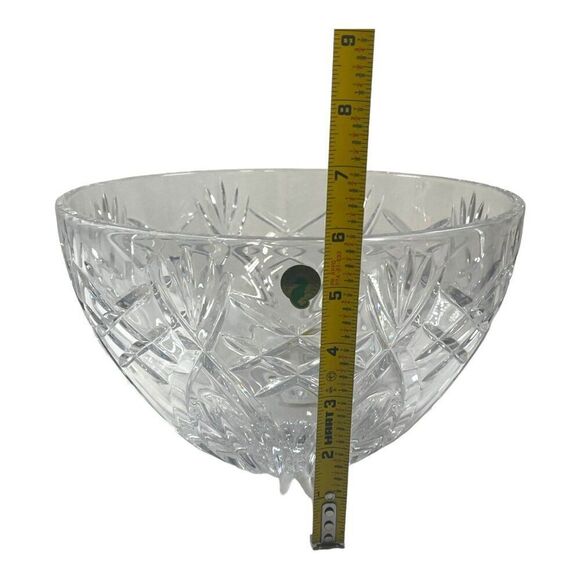 Waterford Westbrooke Lead Crystal Bowl Original Box Centerpiece Fruit Serving 9" - Picture 6 of 8